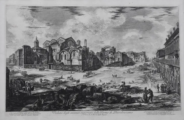 GIOVANNI BATTISTA PIRANESI 1720-1778. kopparstick.