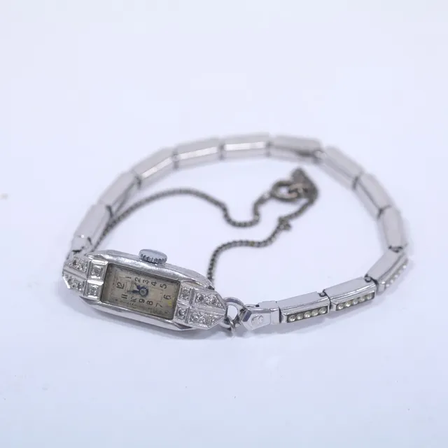 DAMARMBANDSUR, PLATINA, ART DECO.