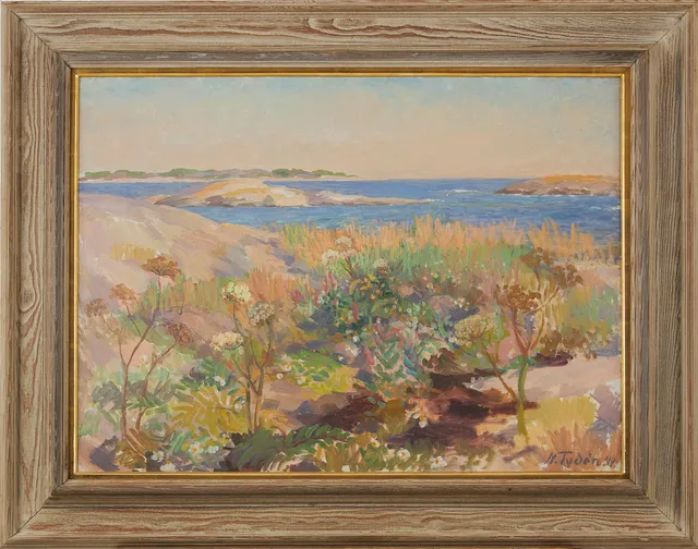 NILS TYDÉN (1889-1976). skärgårdslandskap, olja på duk, signerad och daterad - 44.