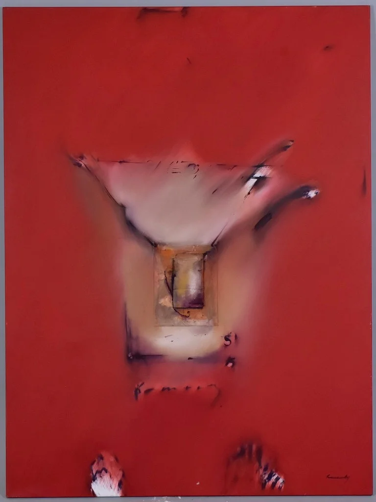 VLADIMIR KAMENDY. oljemålning på duk, komposition. — Paintings — Halmstads Auktionskammare
