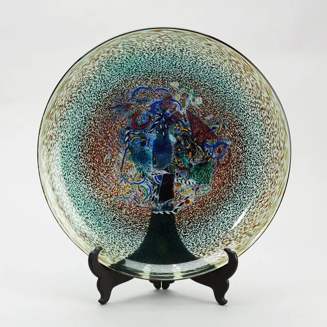 BERTIL VALLIEN. Fat, glas, Artist Collection, Kosta Boda, signerat.