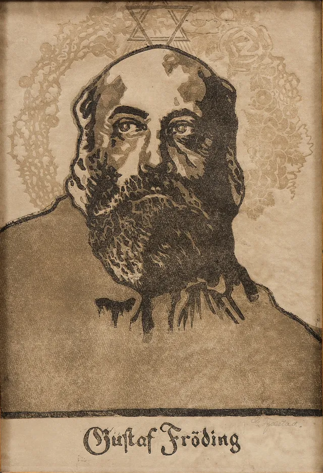 GUSTAF FJAESTAD. Skalden "Gustaf Fröding".