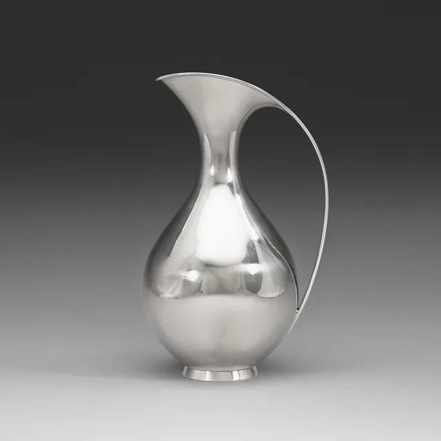 KAY FISKER, kanna, Firma Anton Michelsen, Köpenhamn Danmark, 1975, sterling.
