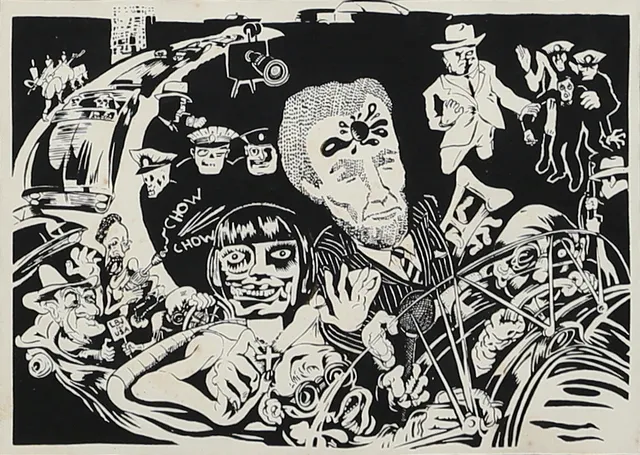 LARS HILLERSBERG (1937-2004). TILLSKRIVEN. Puss nr 1, litografiskt tryck, osignerad.