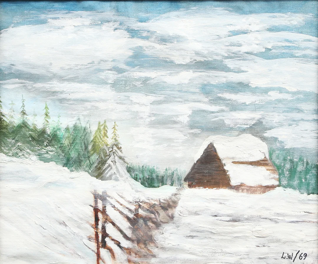 OIDENTIFIERAD KONSTNÄR. OLJA, på duk, signerad. — Paintings — Kalmar Auktionsverk