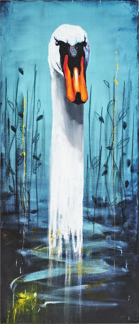 JOHAN PETTERSON (FÖDD 1957). "Svansjön", olja på duk, sign. a tergo. — Paintings — Stockholms Auktionsverk Magasin 5