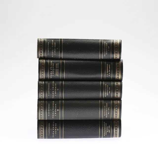 BÖCKER, 5 st, vilda växer i Norden, Lagerberg, Nannfeldt, Rietz, 1945-49.