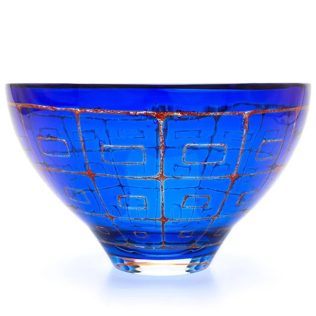 SVEN PALMQVIST. skål, "Ravenna", höjd 18 cm, signerad, Orrefors, Ravenna nr 6979, Sven Palmqvist.