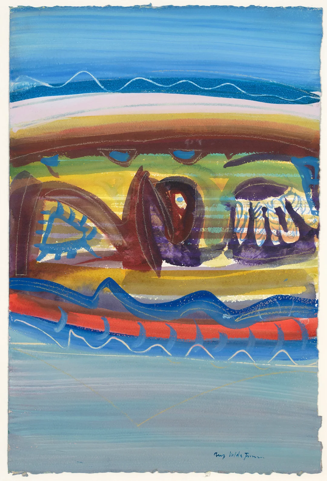 Jensen, Ulf Valde — "La Nocia" 1990 — Kunst/Øvrig billedkunst — Blomqvist