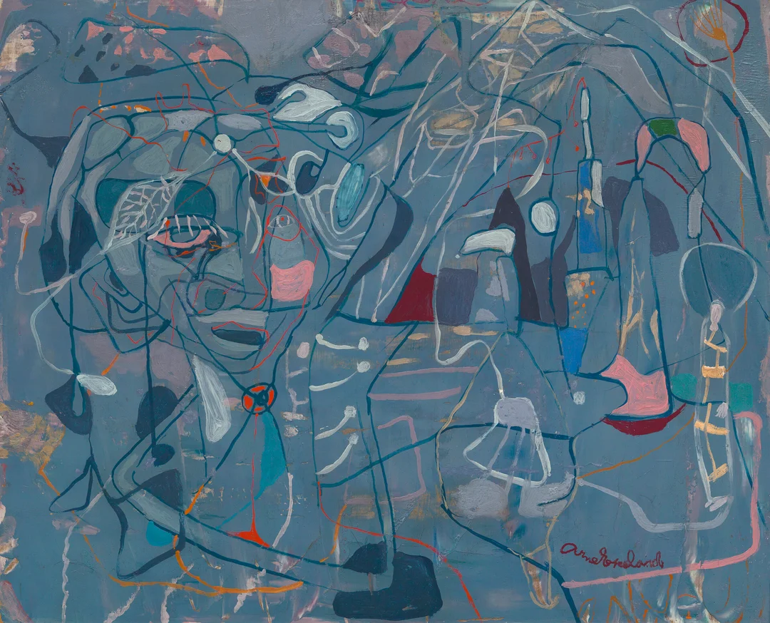 Ekeland, Arne — "Skisse" 1940 — Kunst/Maleri — Blomqvist