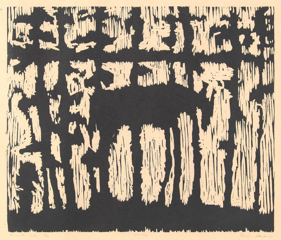 Hansen, Tore — "Skumring" — Kunst/Grafikk — Blomqvist