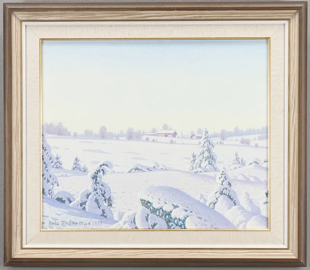 ERIC RHÖNNSTAD. Olja på duk, signerad 1975.