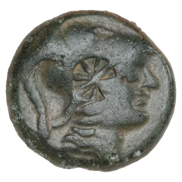 Ancient Greece, Pamphylia. Side. AE 16, 200–100 BC, ΣIΔHTΩN SNG von Aulock.4806; SNG Cop.408, 2.38 g