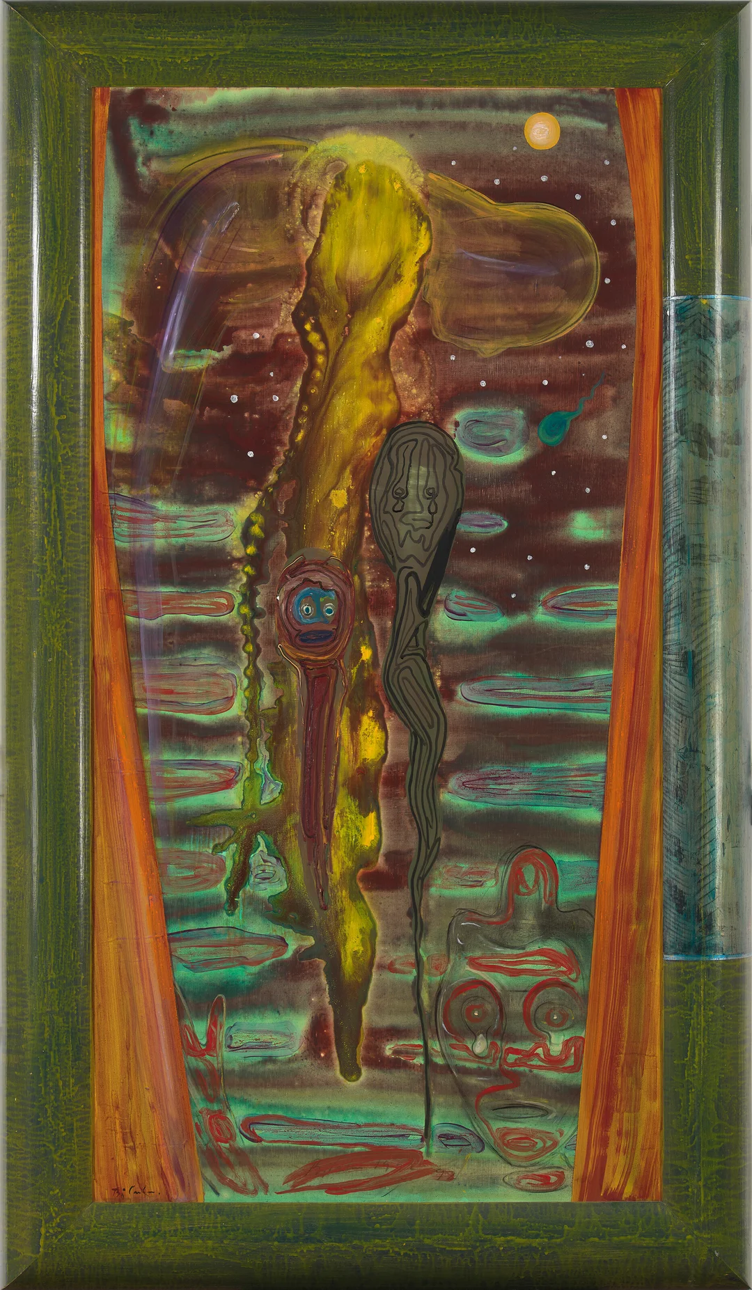 Carlsen, Bjørn — "Kaos" 1992 — Kunst/Maleri — Blomqvist
