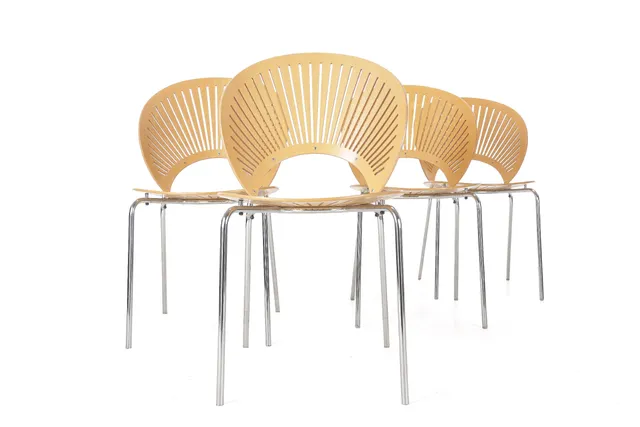 Nanna Ditzel (1923-2005). Set of four 'Trinidad' stackable chairs (4)