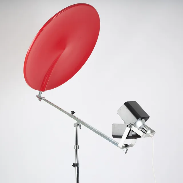 YRJÖ KUKKAPURO. Arkitektlampa/Golvlampa. Modell 100F, Haimi. 1960-tal.