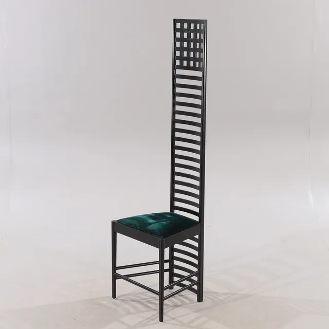 CHARLES RENNIE MACKINTOSH. Stol, "Hill House", Cassina, Italien.
