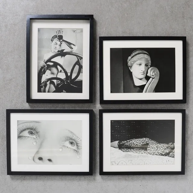 MAN RAY. EFTER. Fotografier i ram, 4 st.