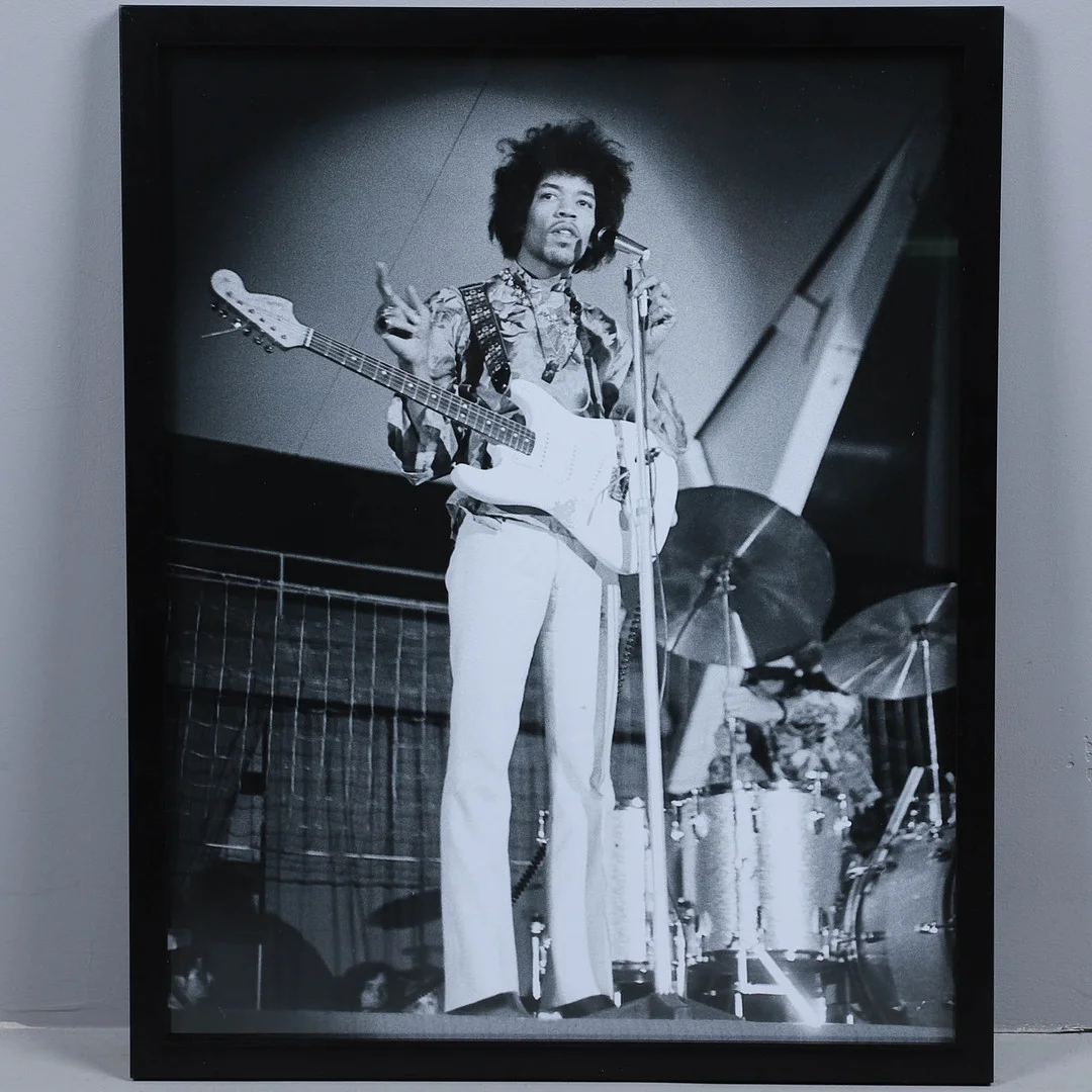 JIMI HENDRIX , VÄSTERÅS september 1967 ORIGINALFOTOGRAFI. — Photography — Örebro Stadsauktioner