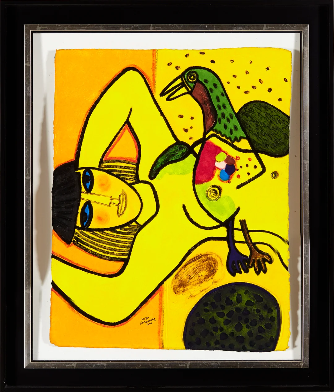 Corneille, Guillaume — "Nu Jaune : Natacha " 2008 — Kunst/Øvrig billedkunst — Blomqvist