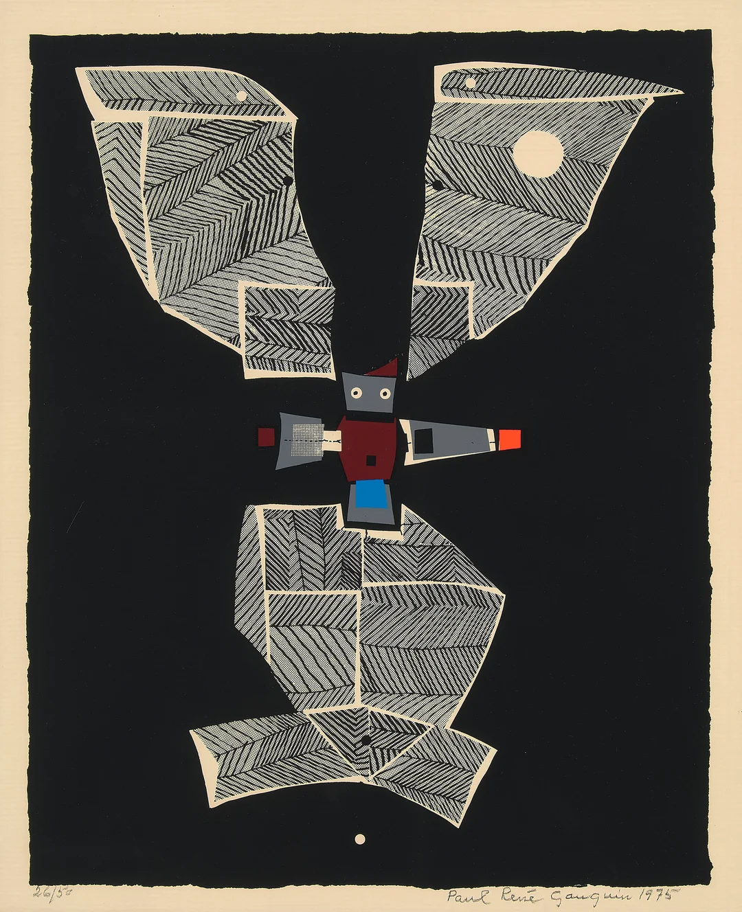 Gauguin, Paul René — "Himmelferd" 1975 — Kunst/Grafikk — Blomqvist
