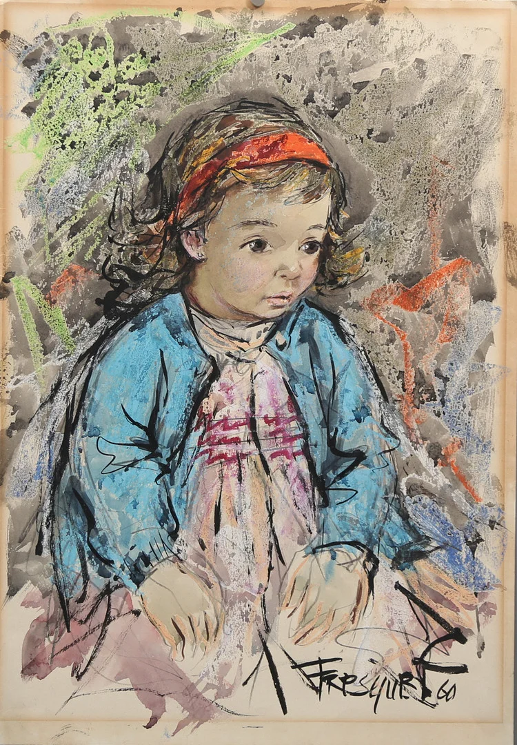GUILLEM FRESQUET BARDINA. A girl. — Drawings — Balclis