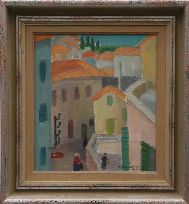 RAYMOND WALLENTIN. OLJA på duk, signerad, 1947.