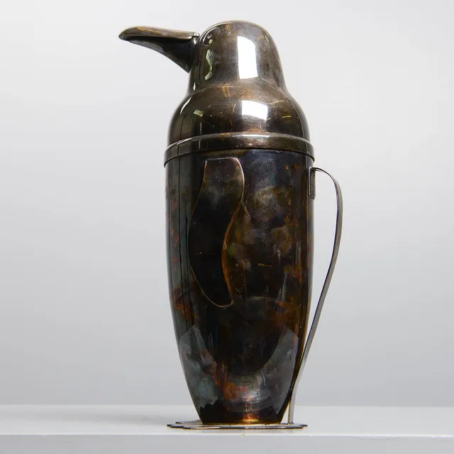 TERENCE CONRAN. Cocktailshaker, nysilver, 1900-tal.