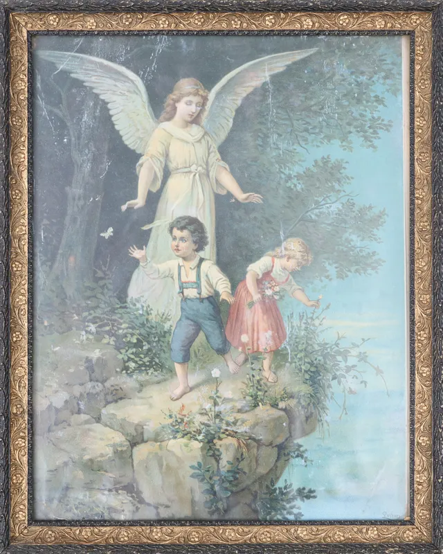 OKÄND KONSTNÄR. Tryck/Religiös motiv.