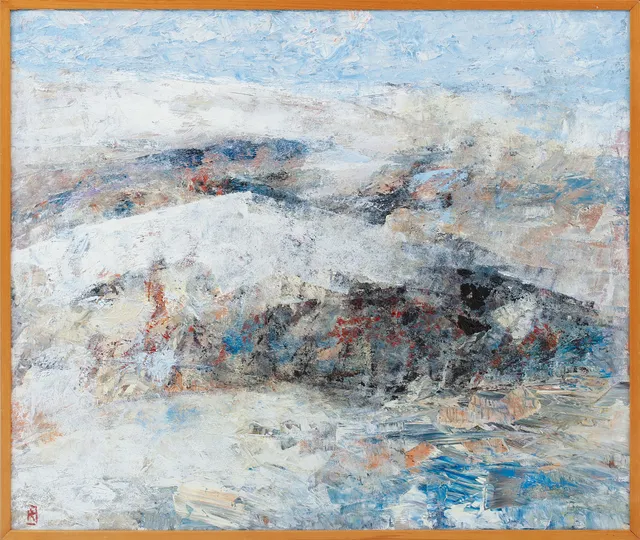 RAGNAR JOHANSSON. "Härjedalen", olja på duk, monogramsignerad.