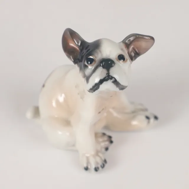 FIGURIN, hund, porslin, Dahl Jensen, Danmark.