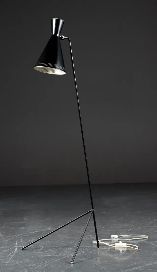 Svend Aage Holm Sørensen. Standerlampe, 1950'erne