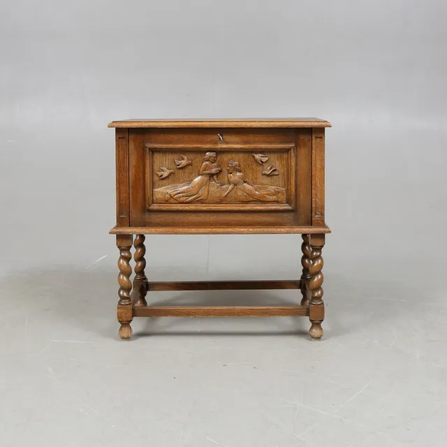 SCHATULL, barockstil, 1900-tal.