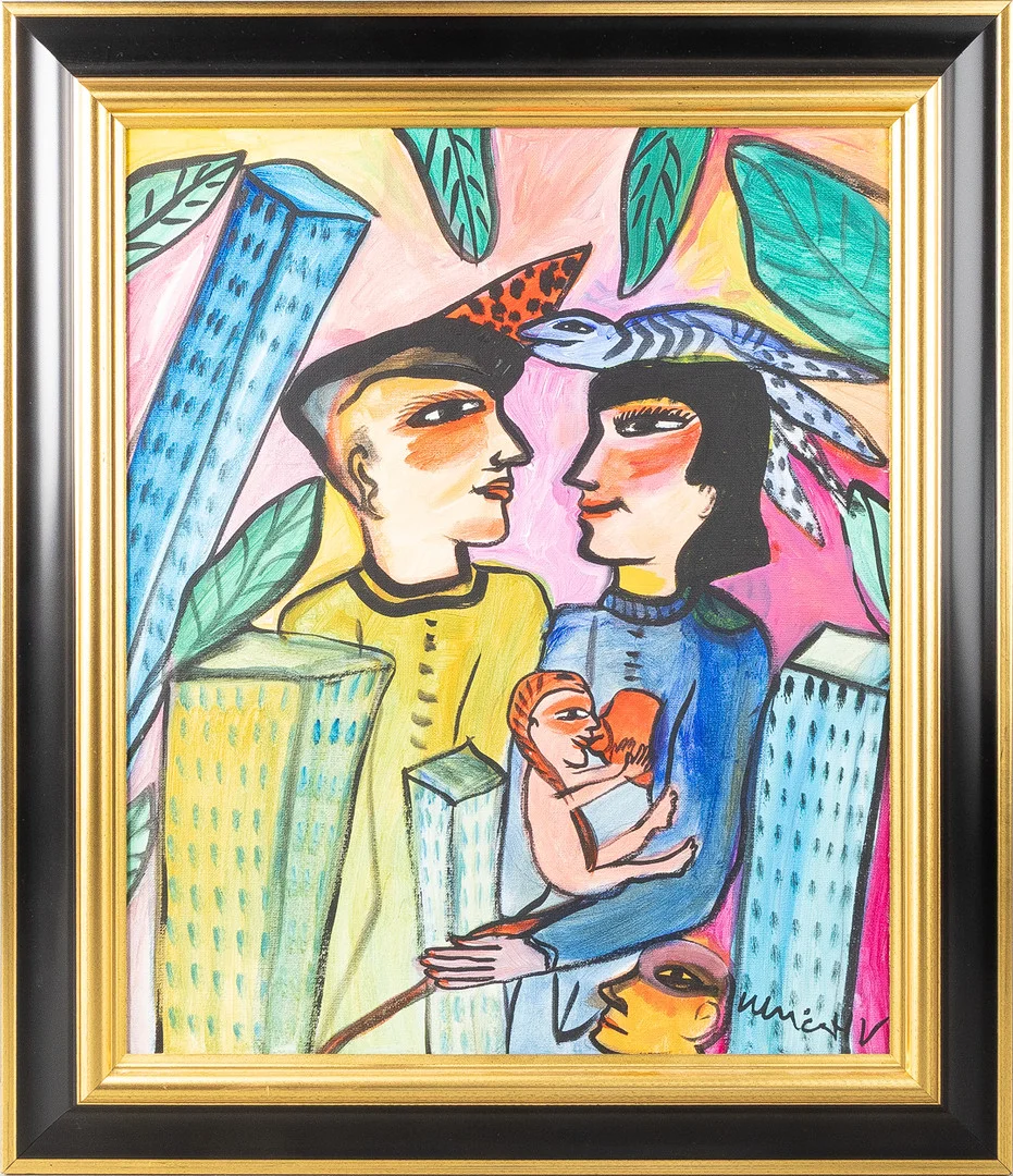 ULRICA HYDMAN-VALLIEN. Akryl på duk, signerad. — Paintings — Stockholms Auktionsverk Helsingborg