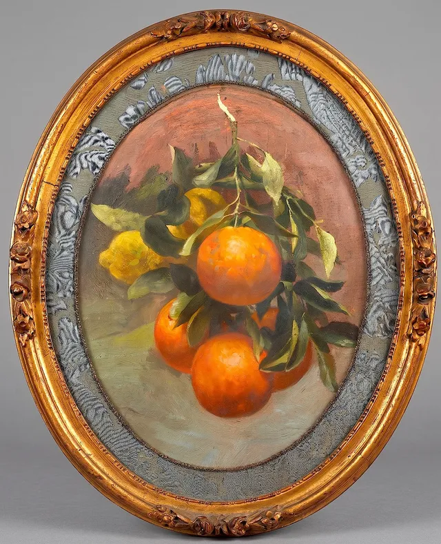 JOANA SOLER (1869-1915). Ramo de naranjas.
