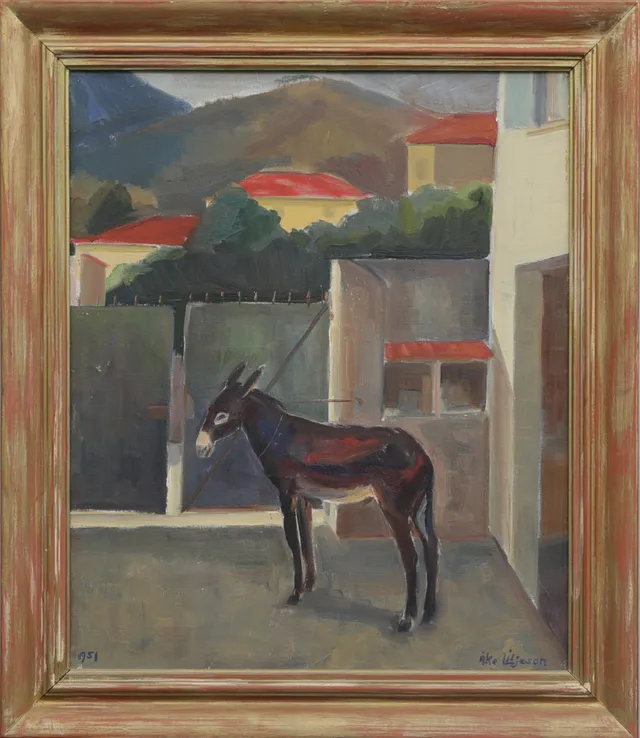 ÅKE LILJESON. OLJA på duk, signerad, 1951.