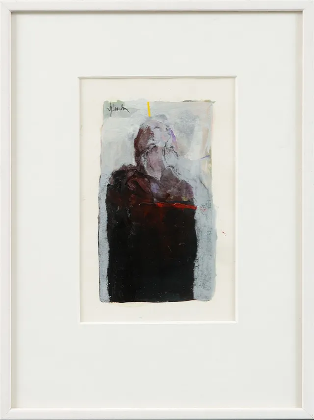 GÖRAN IVARSSON. Figurkomposition, blandteknik. signerad.
