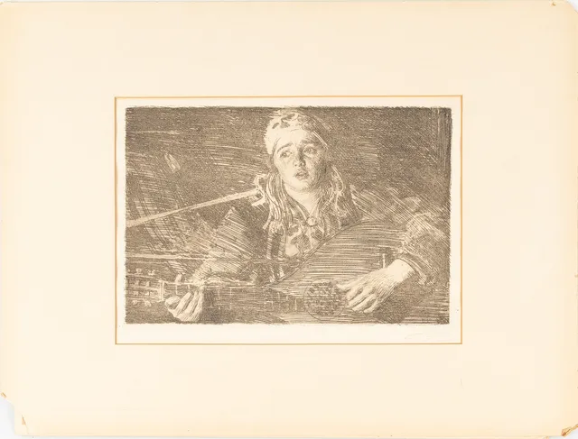 ANDERS ZORN. Etsning, "Ols Maria", signerad i blyerts, monogramsignerad och daterad 1919 i trycket.