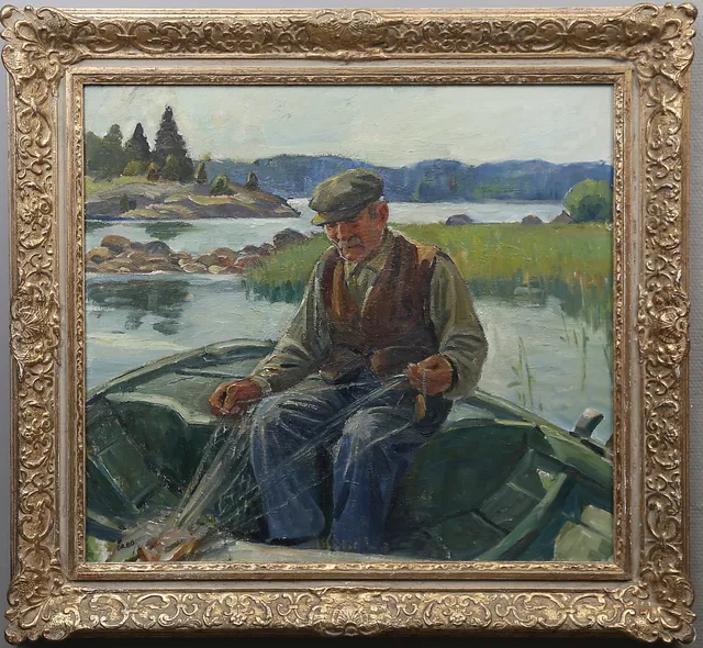 KARL ÖRBO. Olja på duk, signerad och daterad 41.