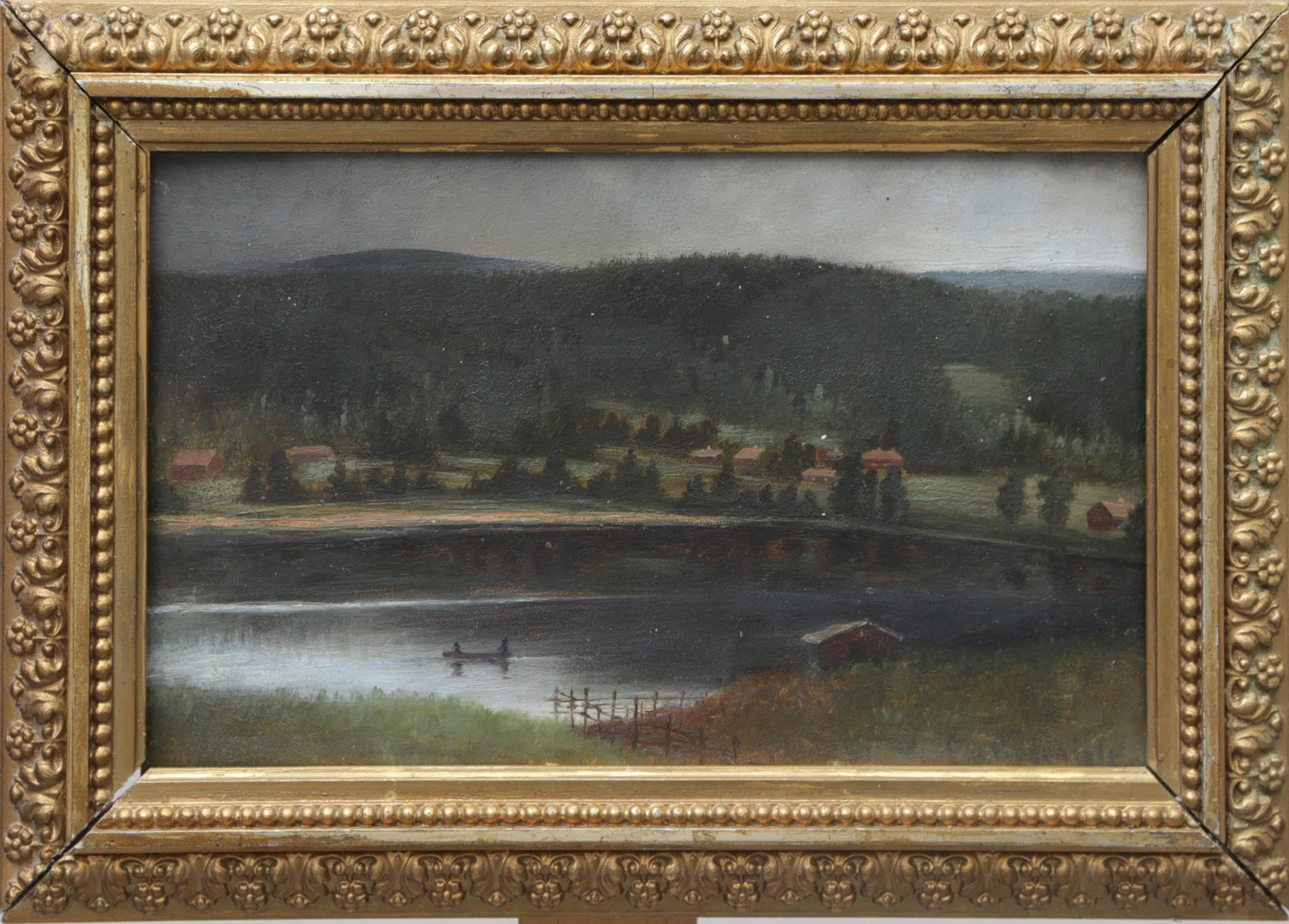 LOTTEN VON GEGERFELT. OLJA, på pannå, signerad, sekelskiftet 1900. — Paintings — Kalmar Auktionsverk