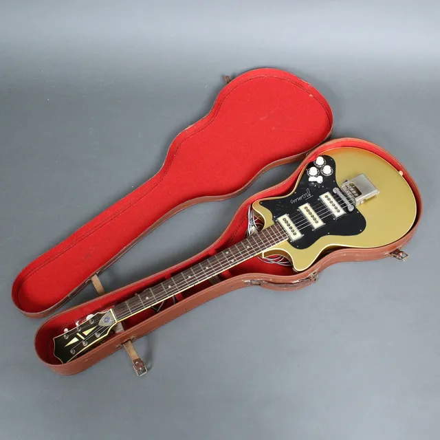 FRAMUS. E-Gitarre in Hartschalenkoffer Modell5/132 Hollywood, 1960er Jahre, Deutschland.
