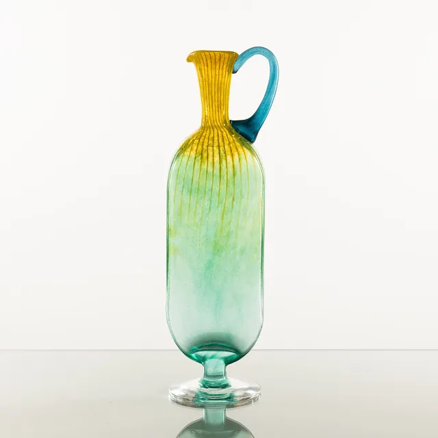 KJELL ENGMAN. Kanna, glas, "Bon Bon", Artist Collection, signerad, Kosta Boda.