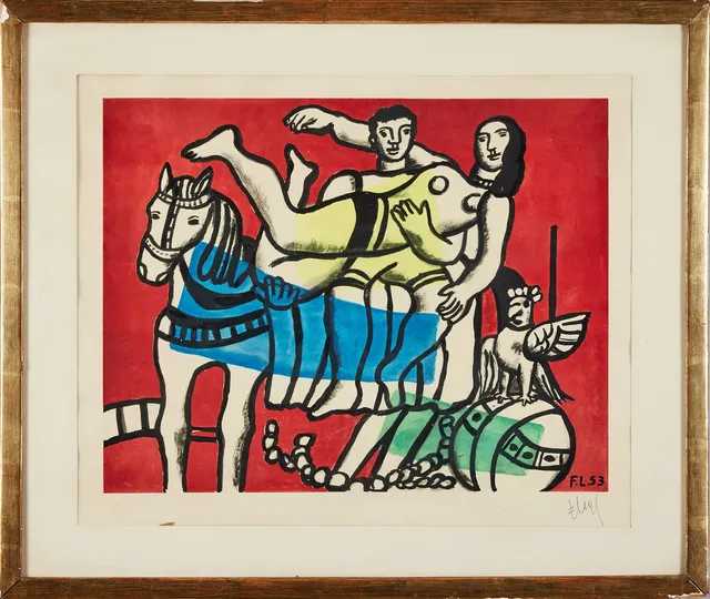 FERNAND LÉGER (FRANKRIKE 1881-1955). La Parade.