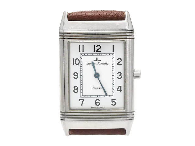 JAEGER-LE COULTRE, Reverso Classique, Cal 846, Serie nr. 1718231, Ref nr. 250.840.862 B, Boett nr. 250.8.86, herrur, 23,5 x 33 (38,5) mm, stål, manuell, safirglas, skadad urtavla, läderband, originalspänne, ca 1995.