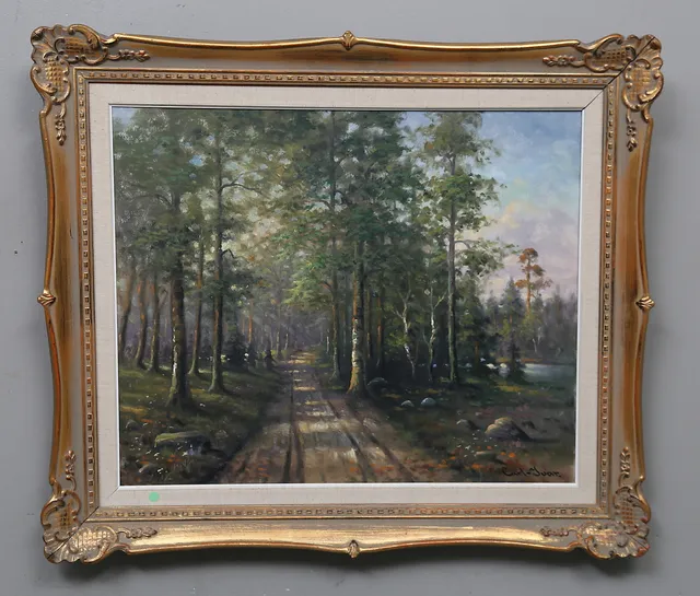 CARL IVAR ÖFVERBECK. Olja på duk, signerad Carl Ivar.