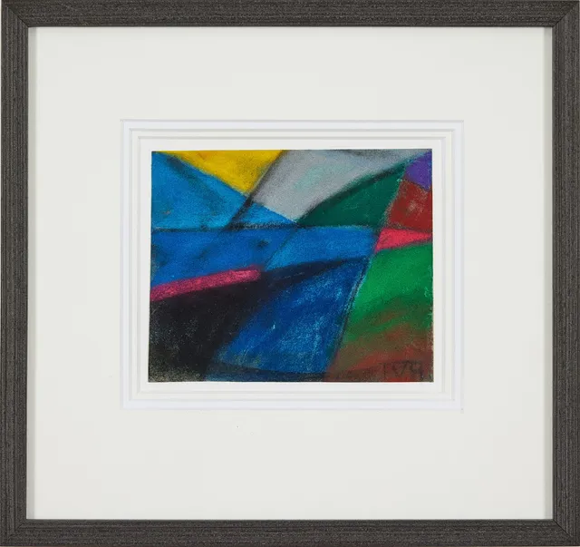TORA VEGA HOLMSTRÖM. Komposition, pastell, monogramsignerad TVH.