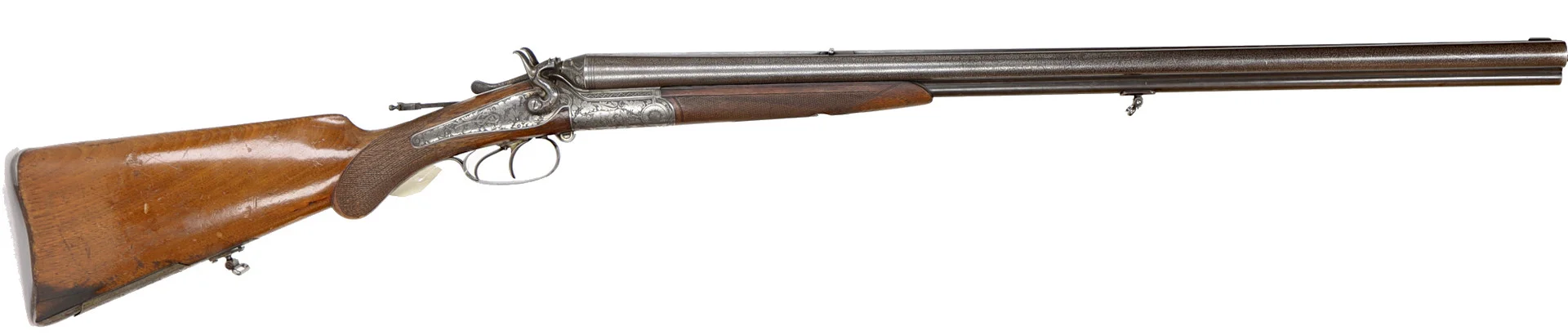 468. DRILLING, Enkelskott, fabrikat Sauer & Sohn, kaliber 16/70-9,3x57R(?), tillv.nr 39336. — Drilling — Walter Borg