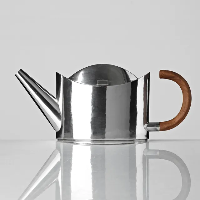 Sigurd Persson, tekanna, Stockholm 1999, smed Lars Munkhammar, sterling silver.