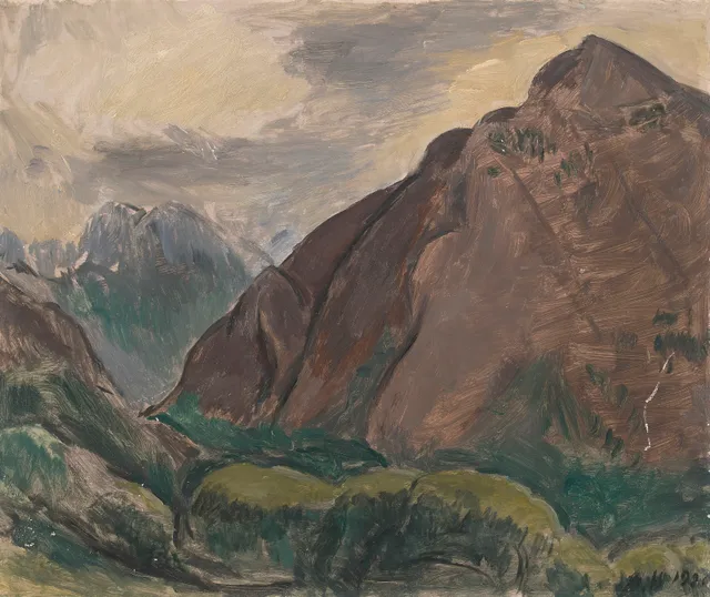 Heiberg, Jean — "Fra Pyreneerne" 1920