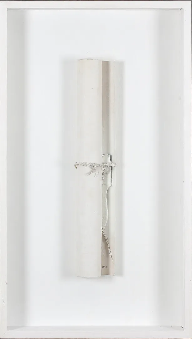 RUNE HAGBERG. "Till Alberto Giacometti", blandteknik, signerad.